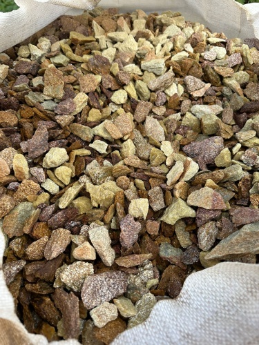 Златолит персиковый декоративная каменная крошка купить в Видном