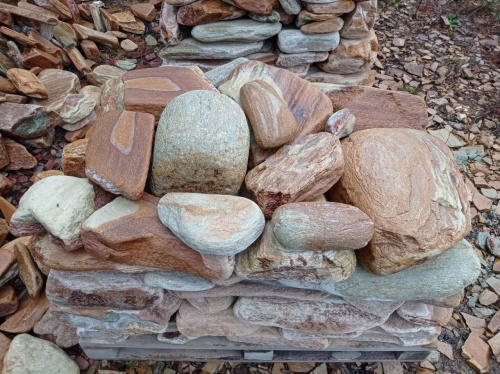 Златолит жёлтый, жёлто-зелёный глыбки и валуны для ланшафтного дизайна купить в Видном