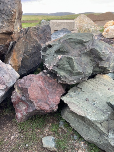 Камни для ландшафтного дизайна зелёные 10-60 килограмм купить в Видном